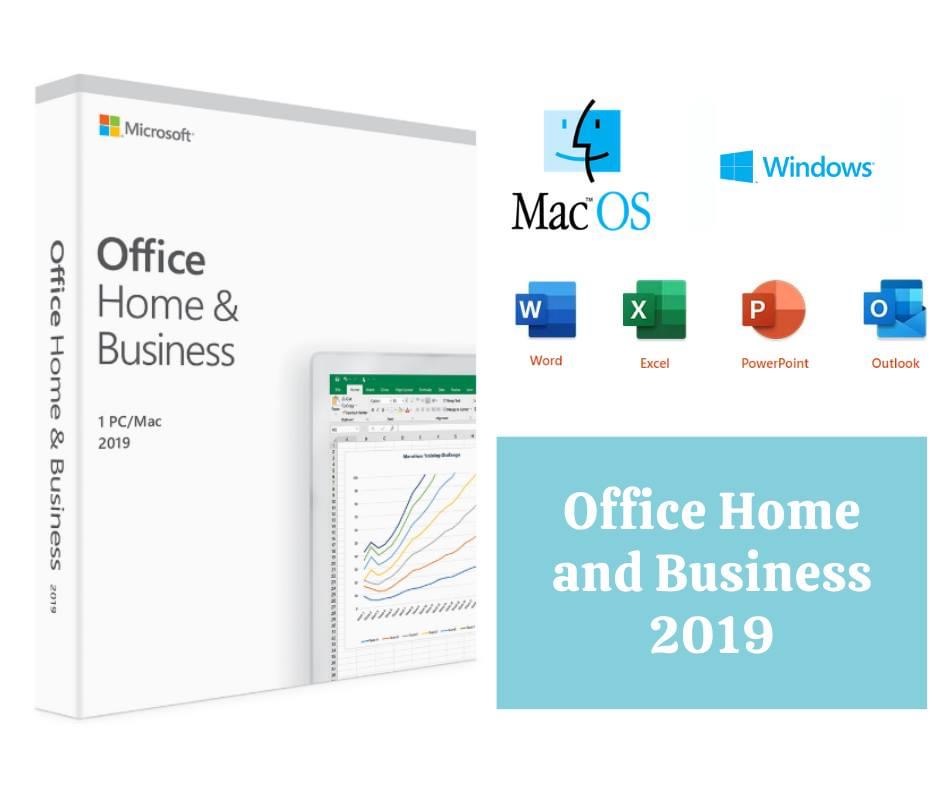 Microsoft Office Home & Business 2019 (PC/Mac) Lifetime 1 device