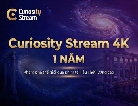 Bán tài khoản Curiosity Stream 4K 1 năm