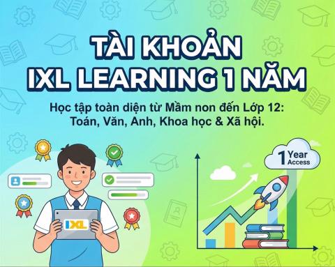 Mua tài khoản iXL giá rẻ bản quyền 1 năm