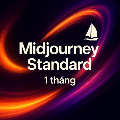 Mua tài khoản Midjourney Standard giá rẻ bản quyền 1 tháng