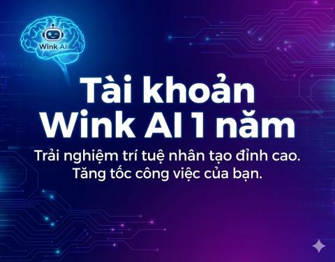 Mua tài khoản Wink Ai giá rẻ 1 tháng và 1 năm